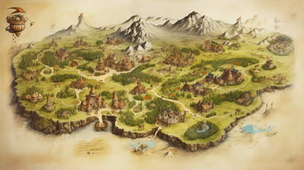 Mapa regionu 1